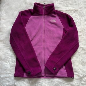 💖💖NORTH FACE TWO TONED ZIP UP FLEECE